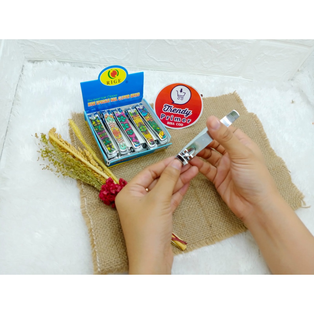 ecer gunting kuku rige besar motif batik cantik nail clipper best quality