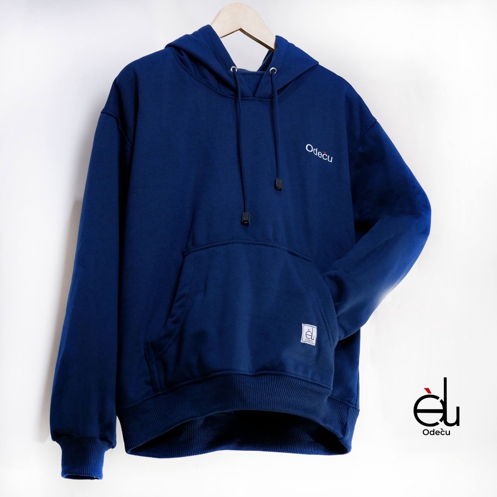 ODECU HOODIE PREMIUM NAVY SWEATER OVERSIZE WANITA PRIA