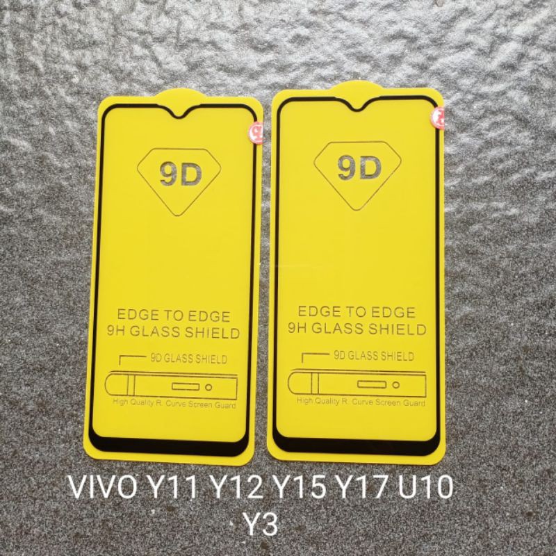 Tempered glass Vivo Y12 Y12i Y15 Y17 Y11 Y3 2019 U10 . Y11S Y12A Y12S Y20 Y20i Y20S Y20T Y3S . Y19 U3 . Y15S Y01 Y15A . Y53 . Y81 . Y83 . Y75 5G / T15G / T1 5G / Y55 5G tempered glass full anti gores kaca screen guard screen protector pelindung layar