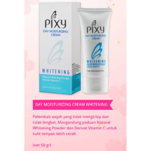 Pixy Day Moisturizing Cream Whitening Pelembab Wajah