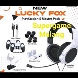 Master Pak PS5 Lucky Fox Headset Stik Silicon Skin Kabel Charger Pack