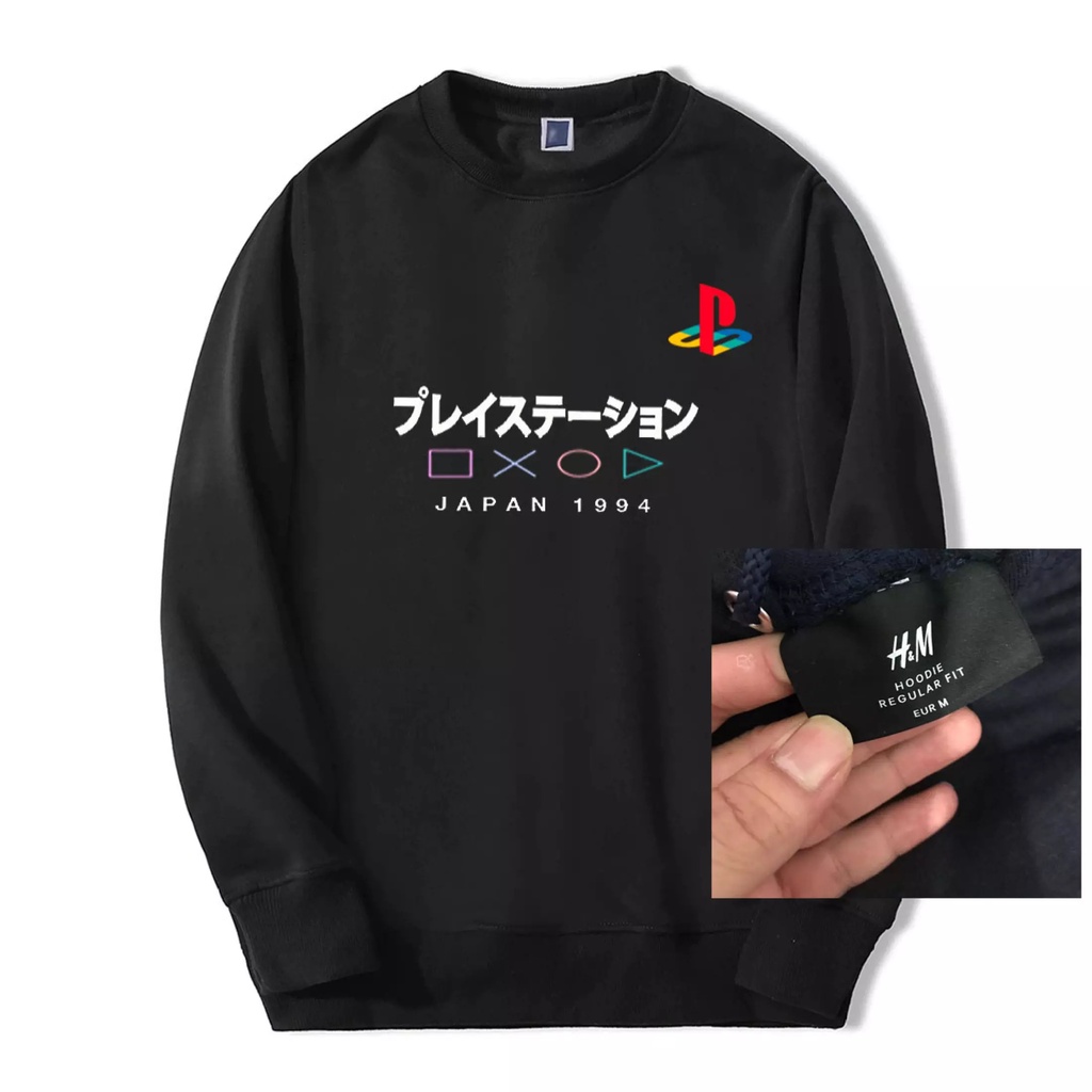 Crewneck Nasa PS Play Station Original Usa - Sweater Pria Wanita Planet H*M Terbaru