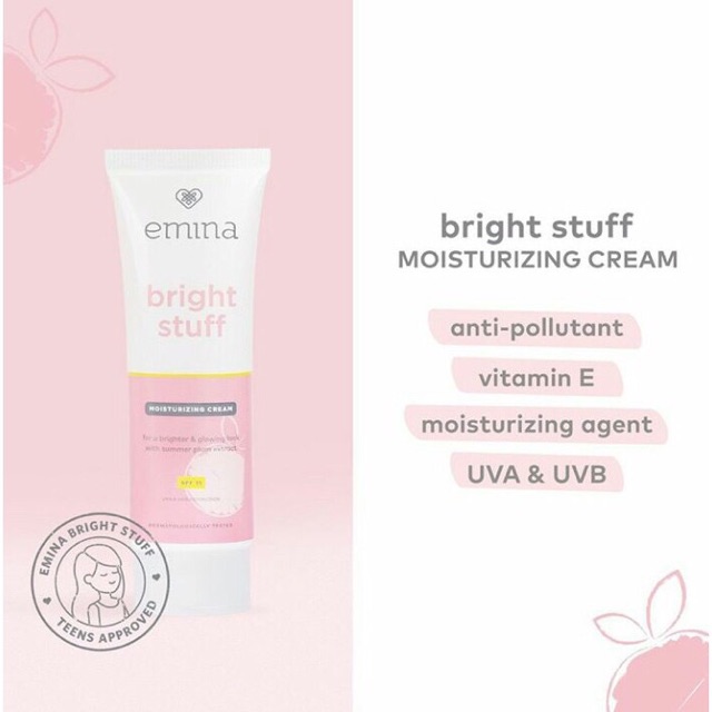 ❤️ MEMEY ❤️ EMINA Bright Stuff Moisturizing Cream 20ml