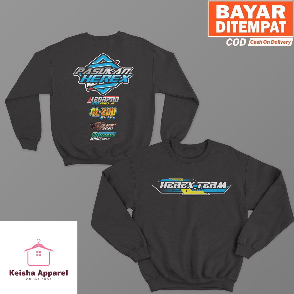 JAKET SWEATER TEAM HEREX SWEATER HEREX PRIA WANITA