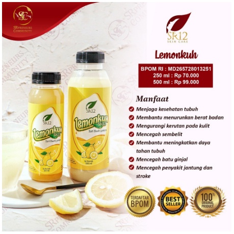 

LEMONKUH Minuman Sari Lemon Rasa Lemon