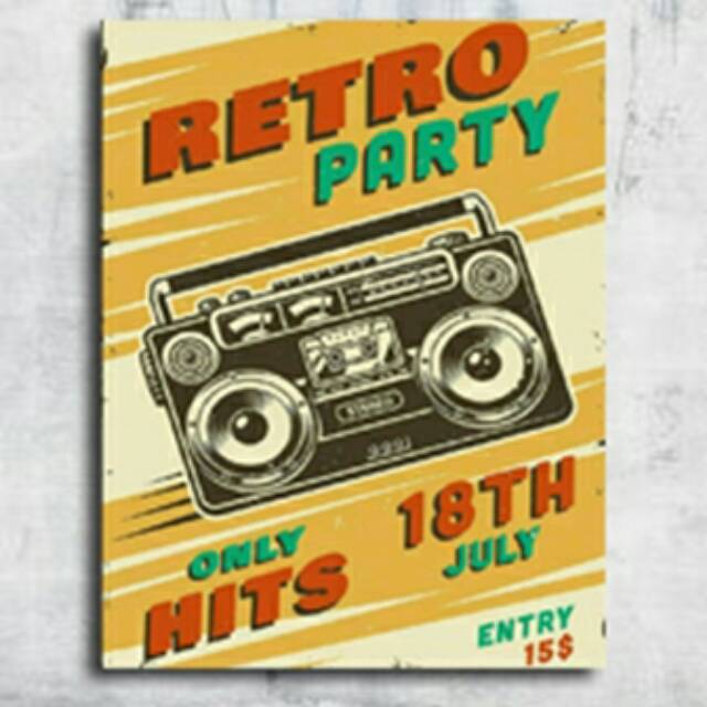 Poster Retro Radio