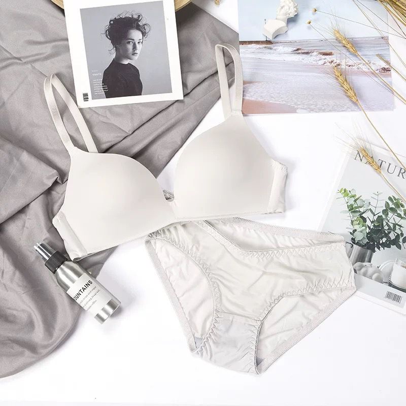 LINGERIEMASTER - (B-24) BISA COD Pakaian Dalam Wanita Bra BH merasa baik bra sexy push up one-piece sport yoga Bra-B-24 Putih