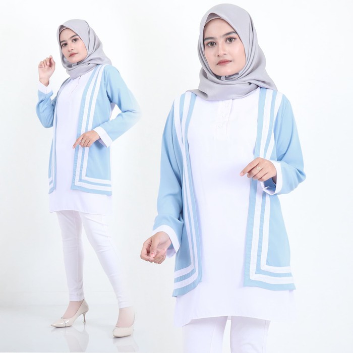 Wina Tunik Atasan Wanita Baju Tunik Remaja Muslim Wanita Kekinian 2020 Murah Terbaru Polos Tunic