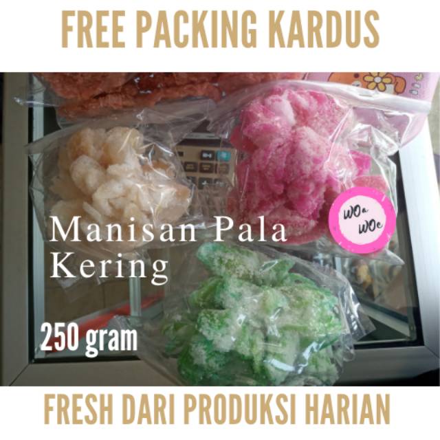 

Manisan Pala Kering 250 gram