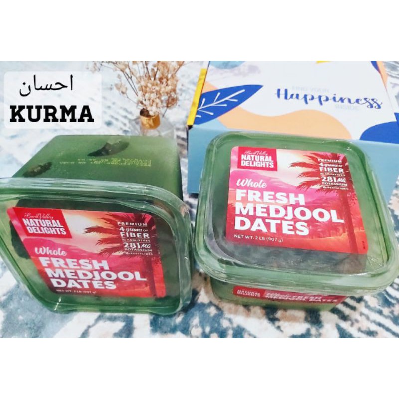 

Kurma Medjool Premium Natural Delight USA 907 gram