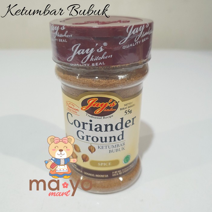 

Coriander Ground Bubuk Ketumbar Jay's 55 Gr