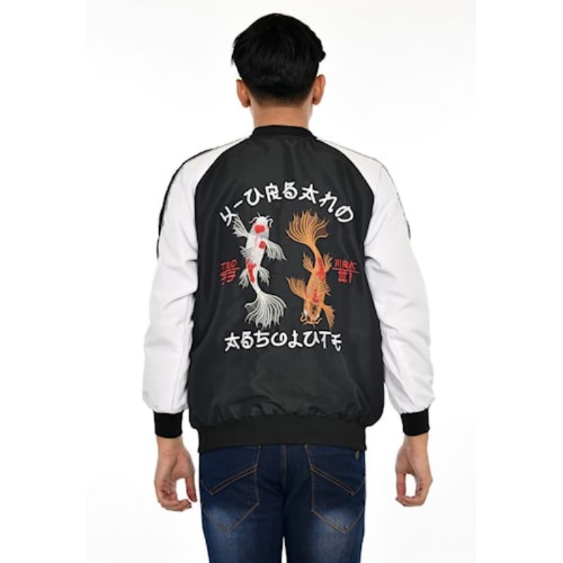 Jaket Sukajan Bordir Ikan Japan Daily Activity

