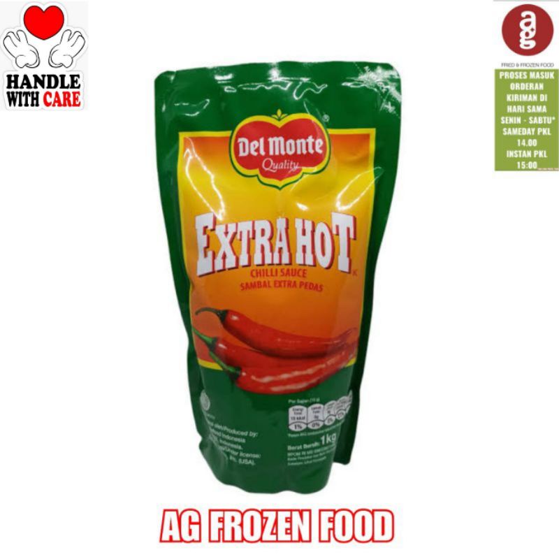 

Delmonte Extra Hot chili pouch 1 kg