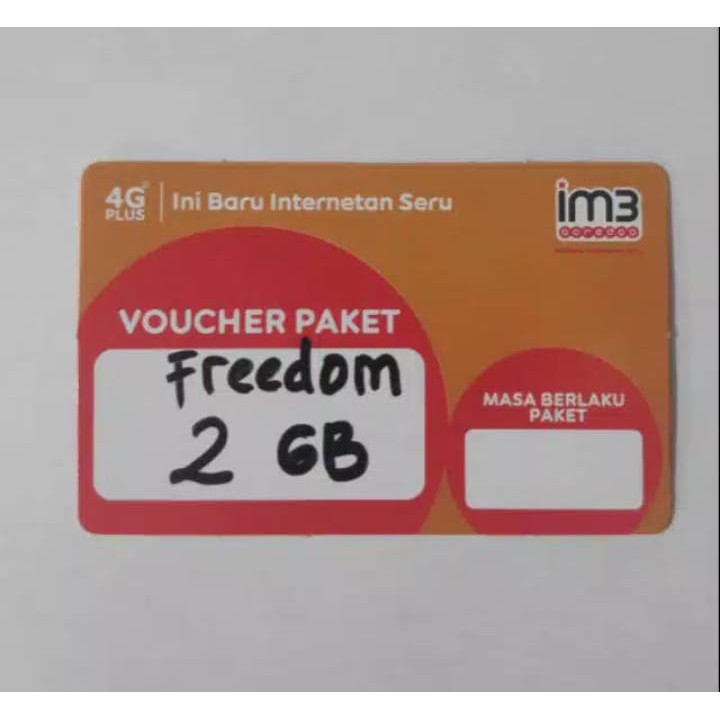 VOUCHER INDOSAT 2GB FREEDOM