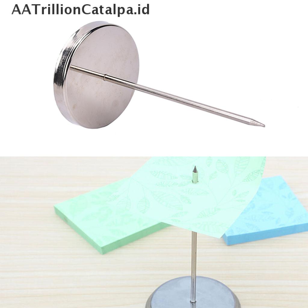 (AATrillionCatalpa) Tusukan Holder Kertas Memo / Bon Untuk Meja Kantor