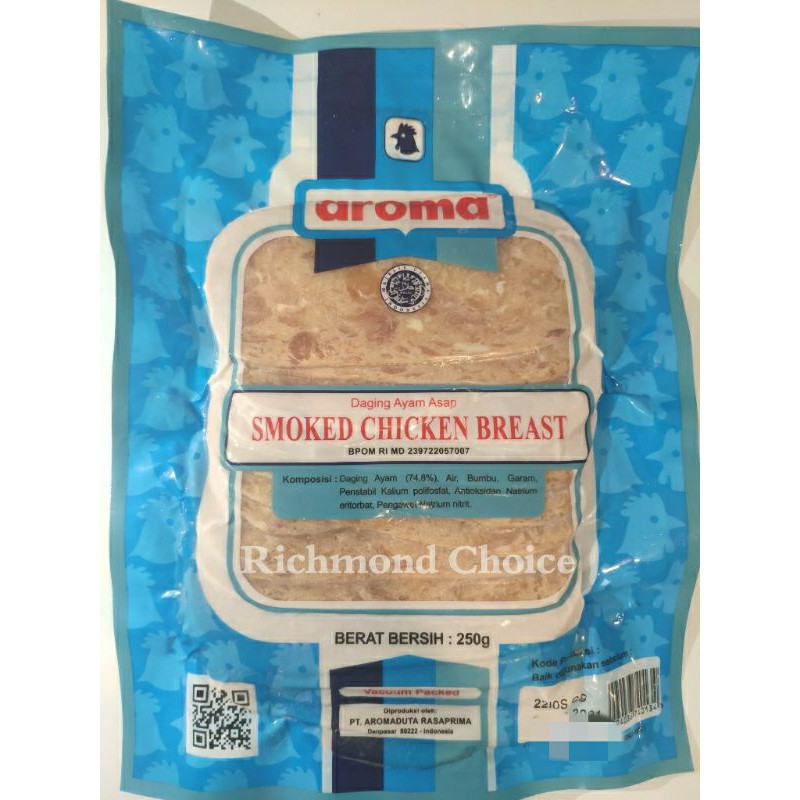 

SMOKED CHICKEN BREAST AROMA 250 GRAM