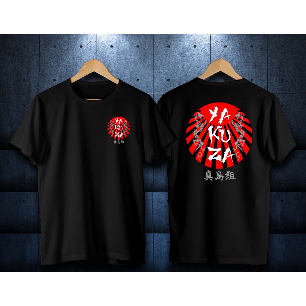 New Kaos Distro/Kaos Oblong Yakuza Samurai Jepang/ Kaos Yakuza / Kaos Samurai / kaos Lambang Yakuza 