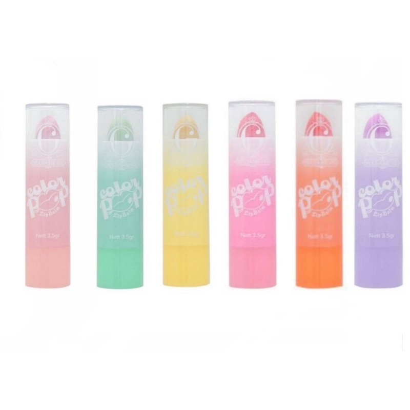 [BPOM] MADAME GIE COLOR POP LIP BALM FRUITY SERIES / MADAM GIE LIP BALM