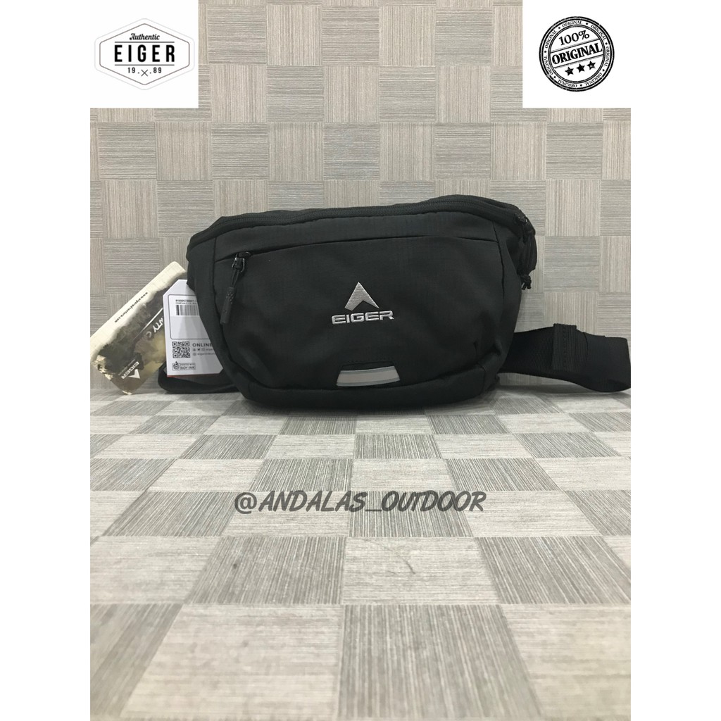 EIGER001 WAISTBAG DOBERAI 3 1.0, BLACK 5730