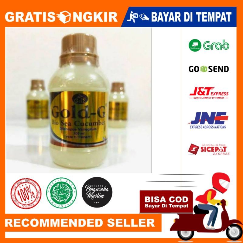 Jelly Gamat Gold G 100ml Sea Cucumber Asli 100% Original