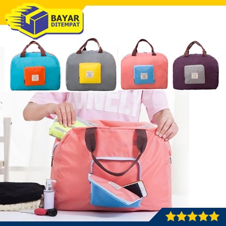 Tas Lipat Traveling Wisata Besar  Foldable Travel Bag Hand Carry (TS26)