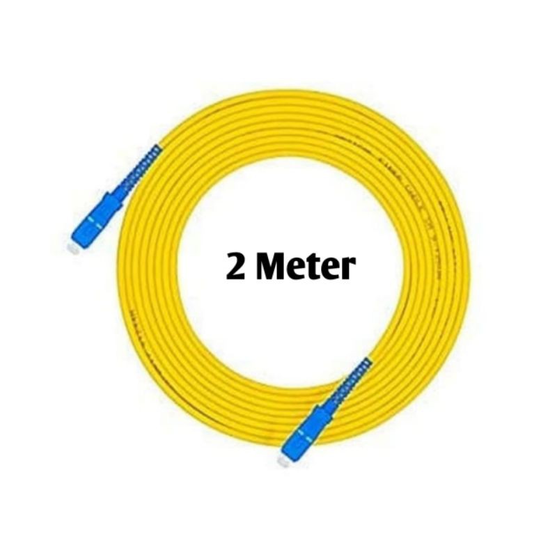 Netfo SC-SC-SM-SP-2M Kabel Fiber Optik Patch Cord SC SC 2M Single Mode Simplex 2 Meter