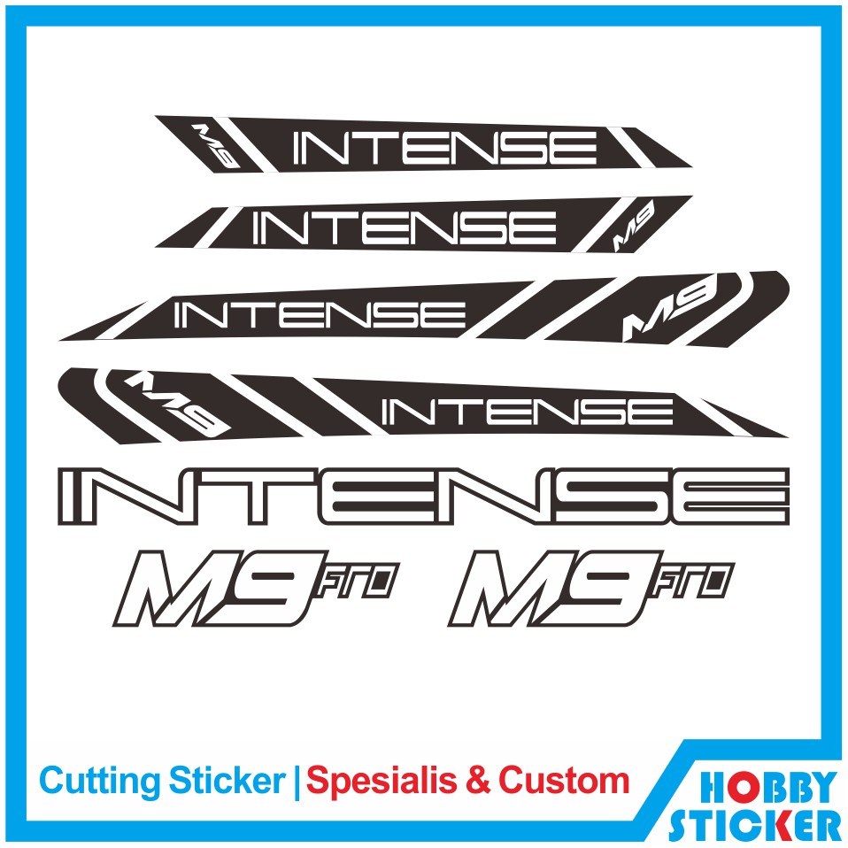 Decal Frame Intense Sticker MTB Stiker Sepeda Custom