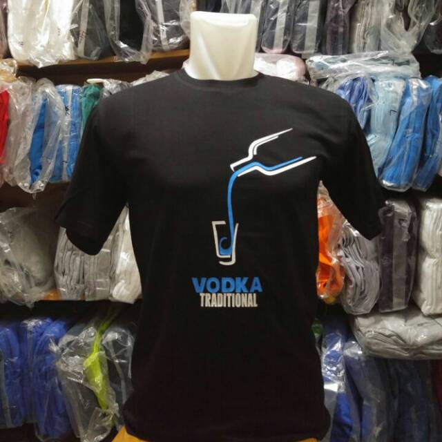 Kaos baju tshirt vodka