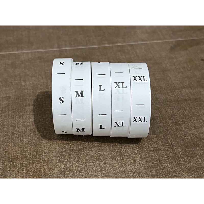

Label Size Sablon
