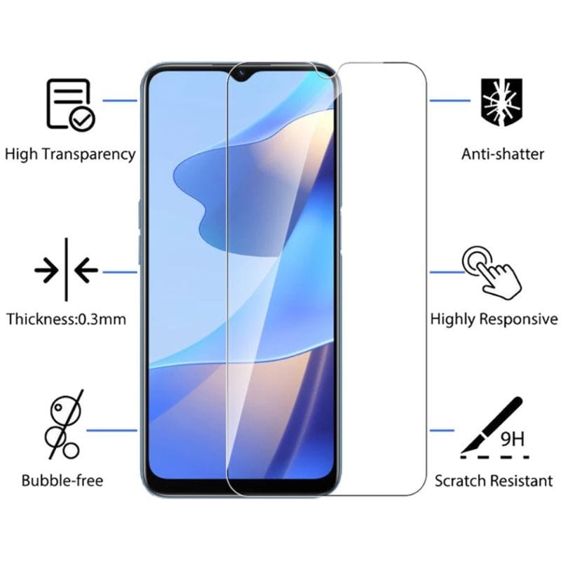 PROMO TEMPERED GLASS OPPO A16 ANTI GORES KACA FULL LAYAR