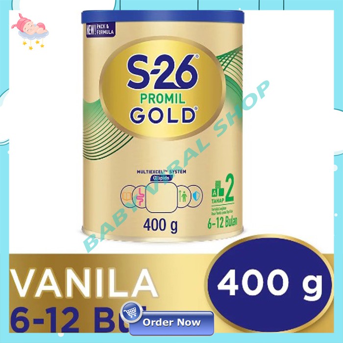 S-26 Promil Gold Tahap 2 400gr s26 promil gold tahap 2 6-12 bulan S26 Promil Gold 400gr NS 122