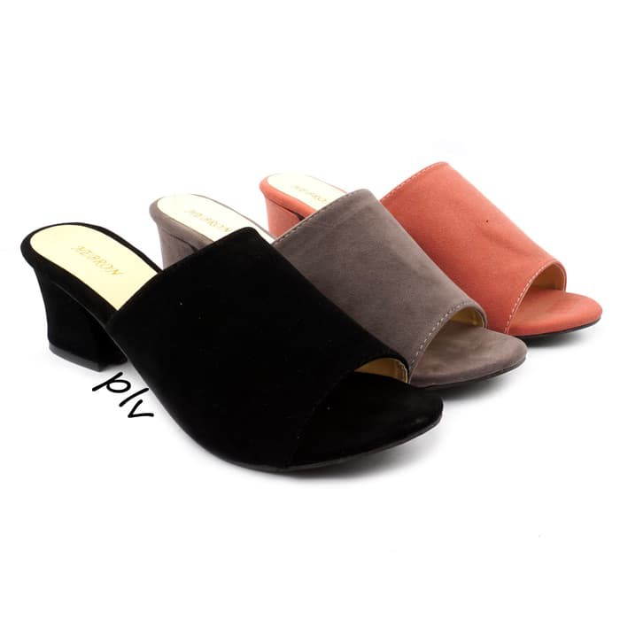 Heelswanita Import Sepatuheels Heels Wanita Heelscewek Murah E67W5  Pluvia - Sepatu High Heels Pesta