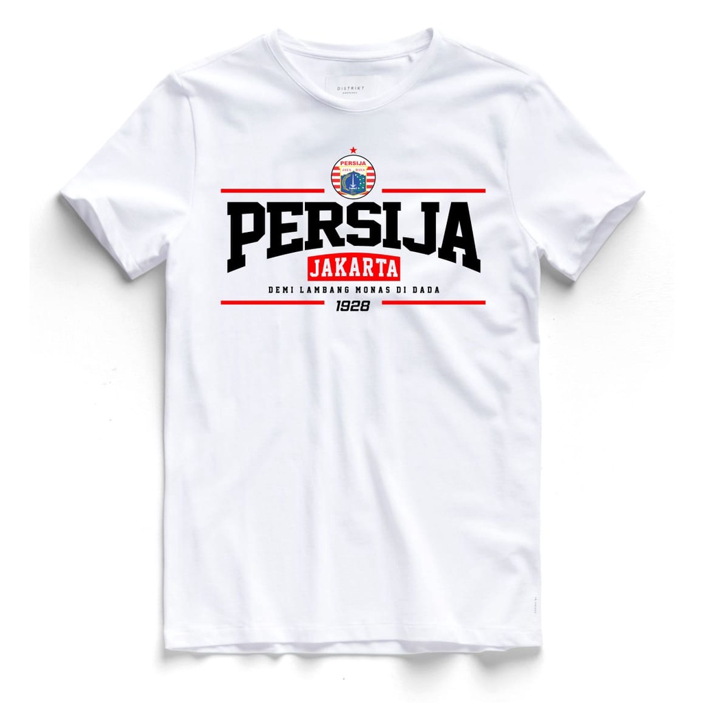 HOKI DISTRO /KAOS PERSIJA LAMBANG MONAS / KAOS FANS PERSIJA / KAOS PRIA / KAOS DISTRO MURAH /KAOS DI