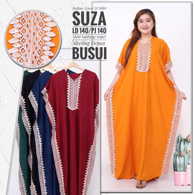 Gamis lowo/kaftan suza jumbo ld140