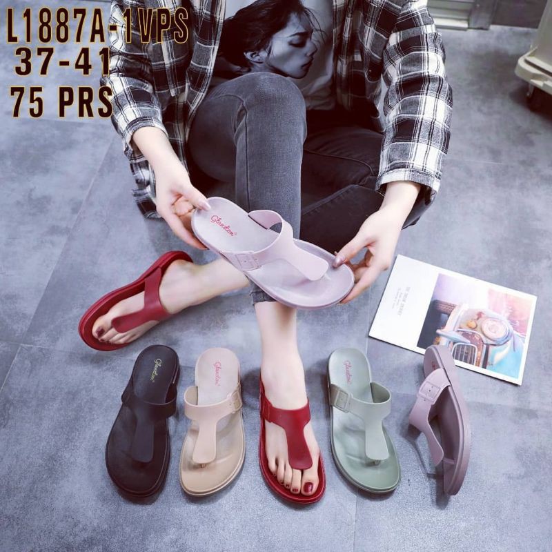 Sandal Jepit Karet Wanita Glanzton L1887A-1VPS