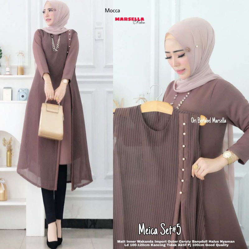 (BISA COD) MEICA SET #5 // SET WANITA ORI MARSELLA