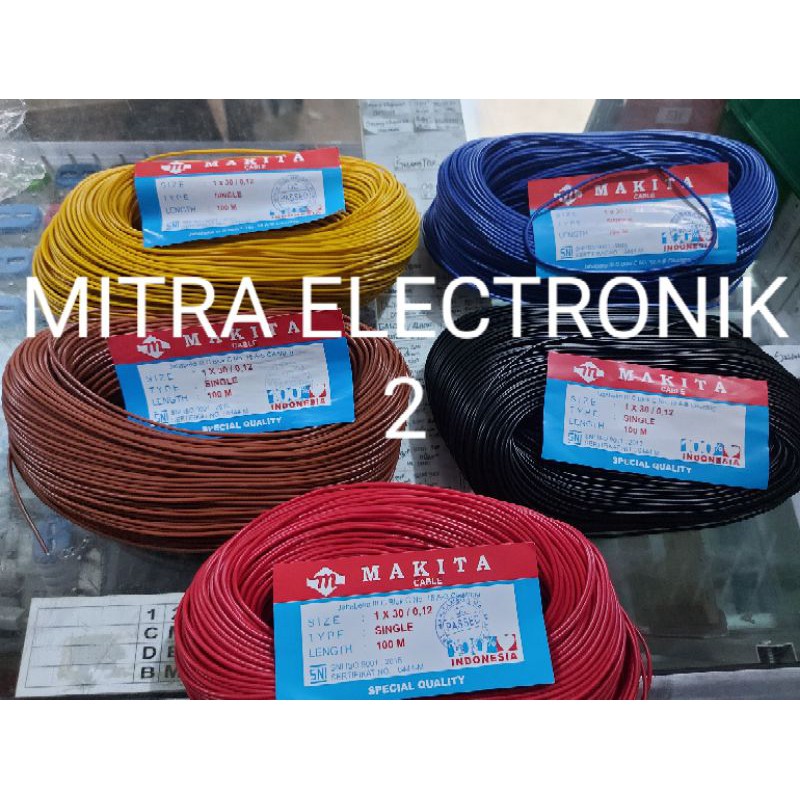 KABEL RAKITAN SERABUT MAKITA 1X30 0,12MM TEMBAGA