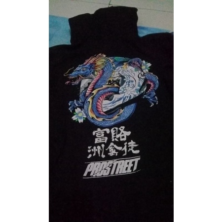 HOODIE PROSTREET ORIENTAL & SNAKE VENOM BLACK L&M SECOND