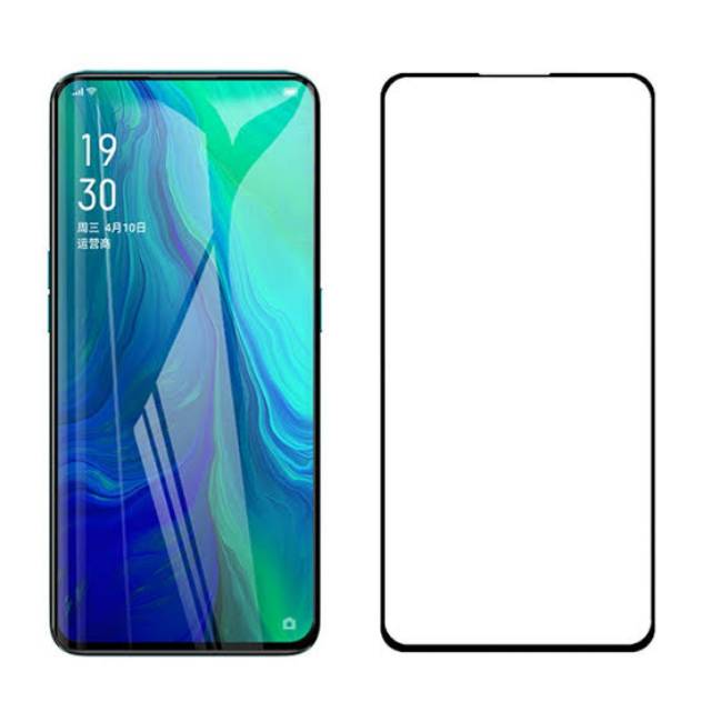 Tempered glass oppo reno 2 Layar  6.4 inci full cover