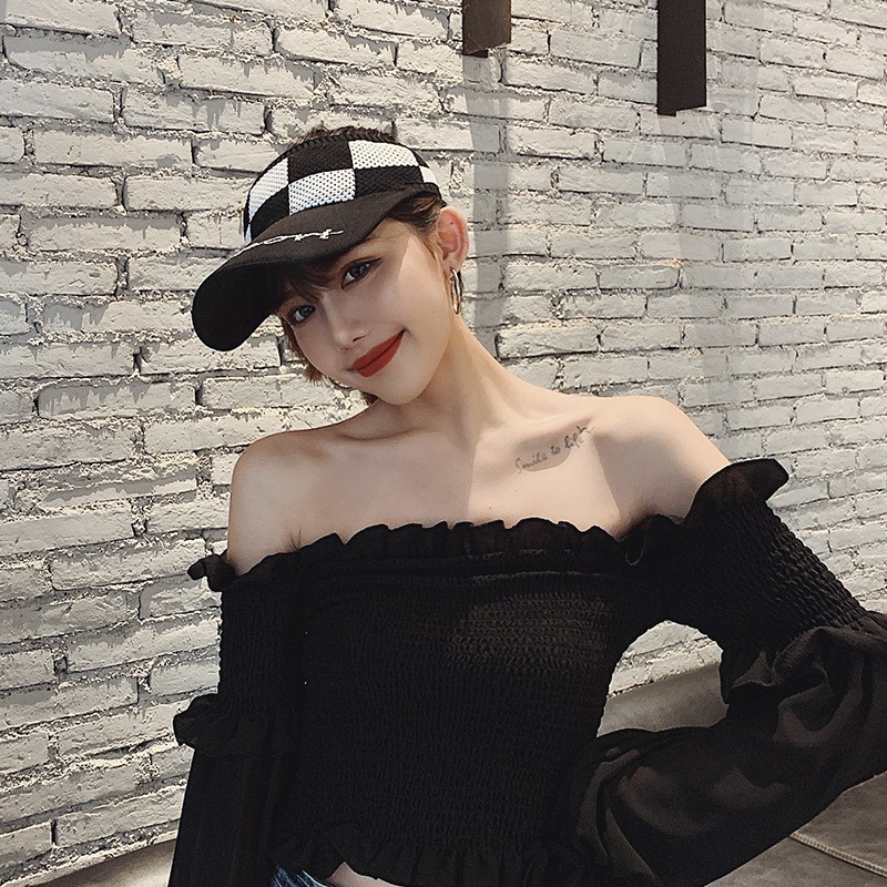 *ALIBABA1688*COD Topi Baseball H170 Topi Korea fashion Wanita Rajut Baseball Motif StarSport Catur