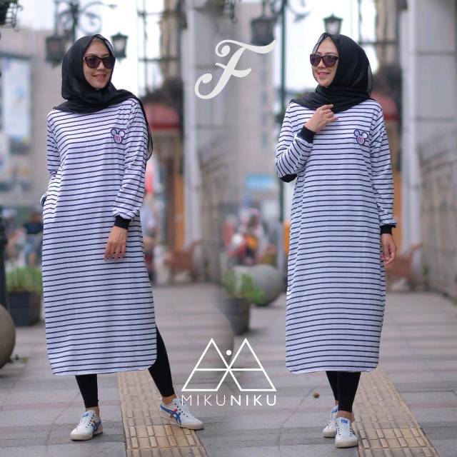 Najwa Long tunik original branded by Mikuniku