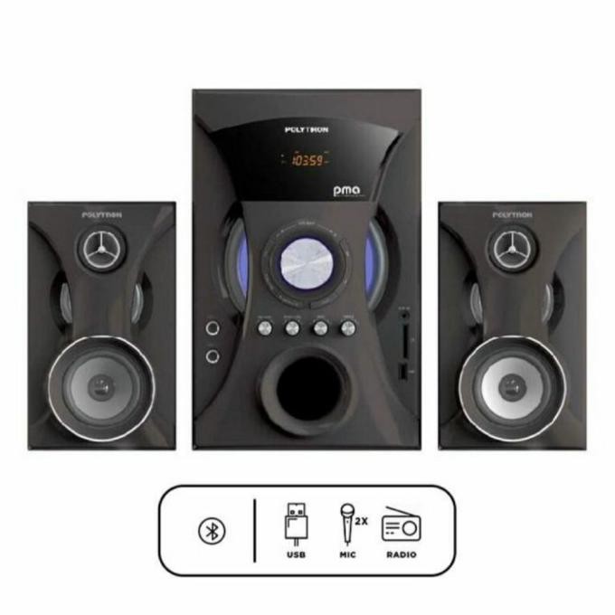 Polytron Pma-9505 Multimedia Active Speaker Portable - With Bluetooth Outlet.Bumiii
