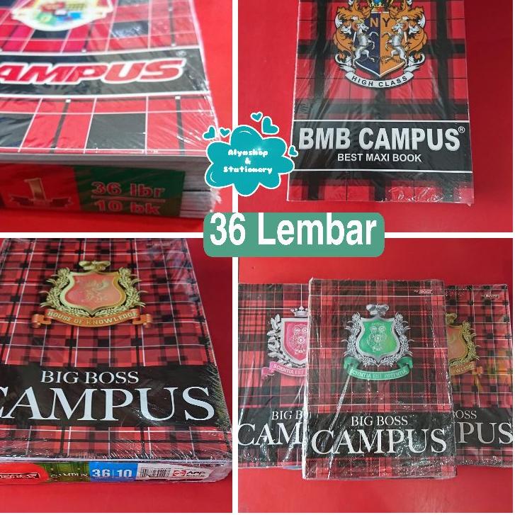 

Terbaru! Buku Tulis BMC CAMPUS BMB | BIG BOSS | TIARA 36 LEMBAR | 1 PAK ISI 10 BUKU