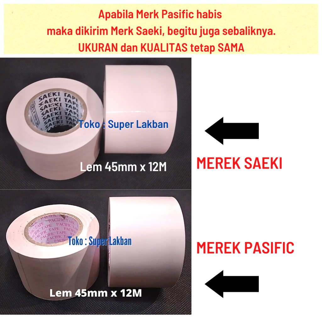 Lakban AC Isolasi Duct Tape Rusa Tipe Lem &amp; Non Lem Lakban Panas Pipa AC Indoor Outdoor