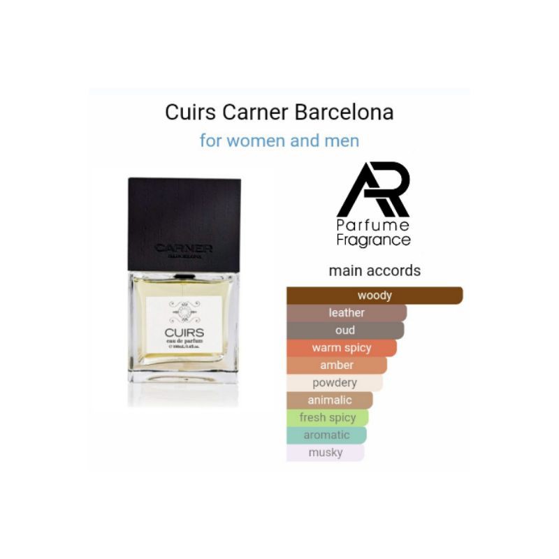 ARparfum - BARCELONA CUIRS - BEST SELLER for MAN &amp; WOMAN !! 99% Aroma Original,Lembut dan Tahan lama