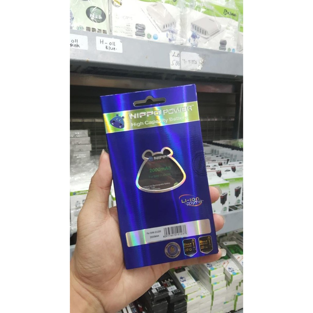 Hippo Baterai Samsung Galaxy J2 J200 / Core Prime / Win 2 Duo 2000 MAH