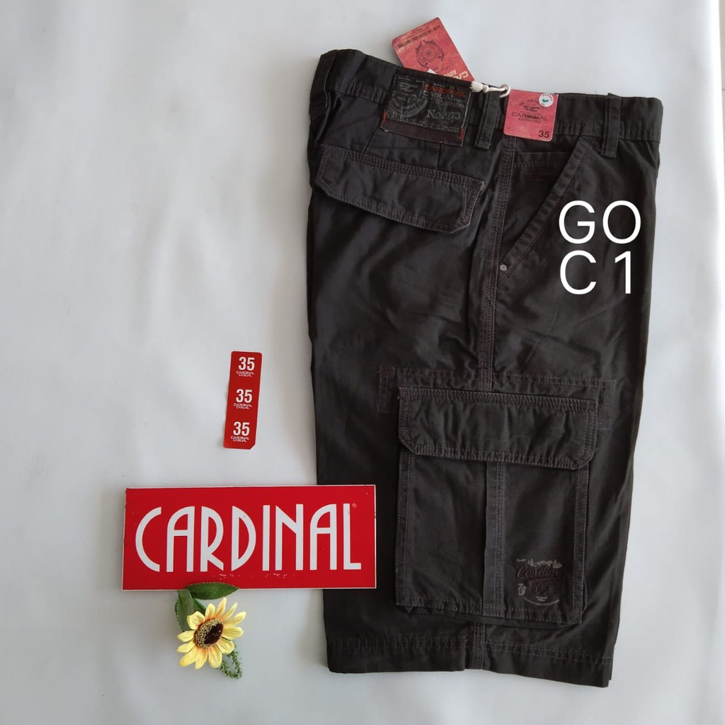 gos  35-KPL CARDINAL KEMPOL CASUAL Celana Pendek Celana Kempol Pria