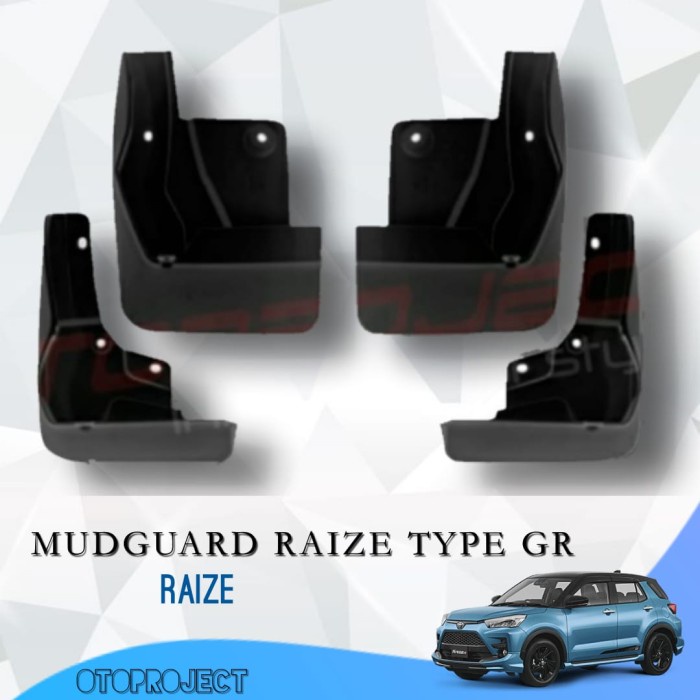 MUDGUARD MOBIL RAIZE TYPE GR