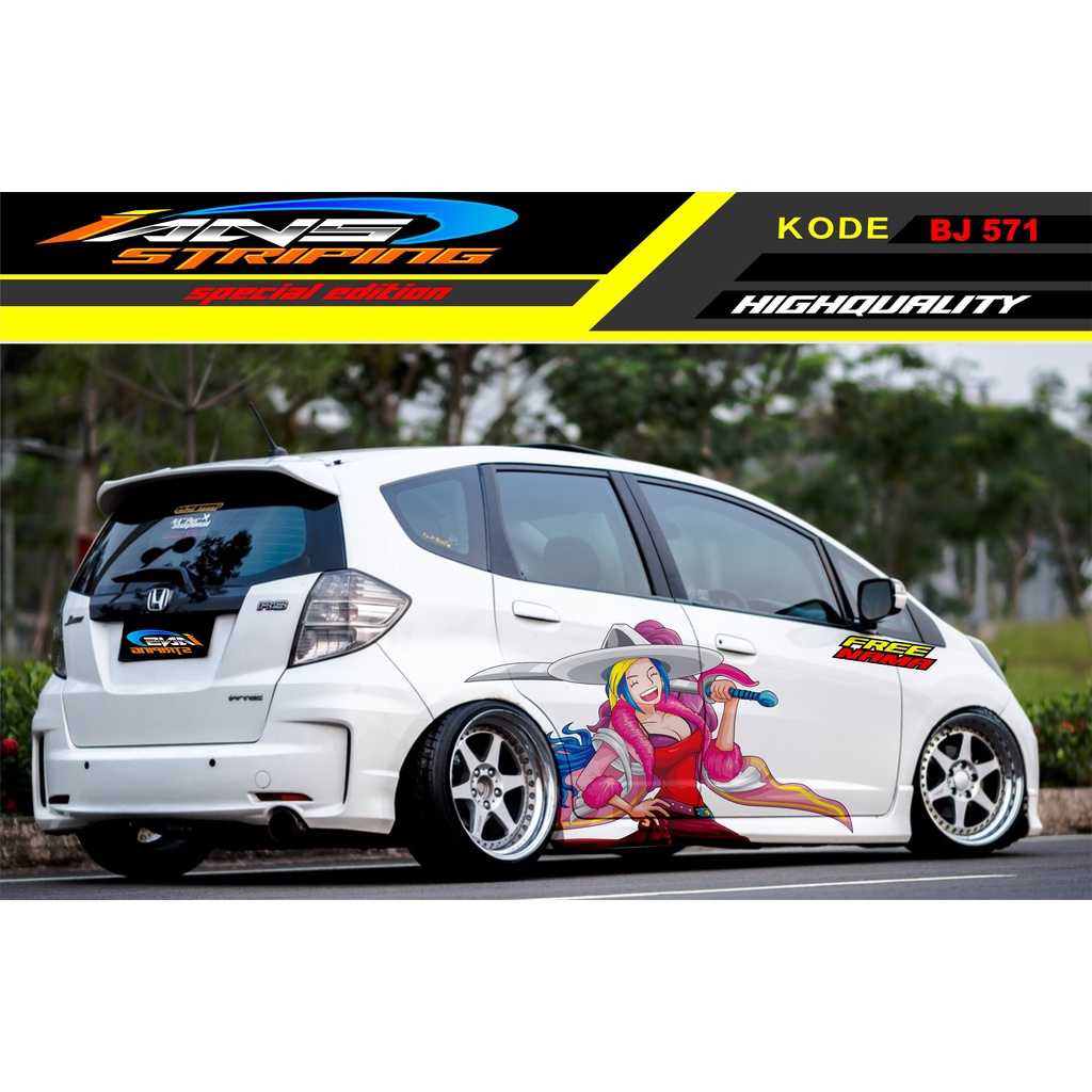 DECAL MOBIL JAZZ BRIO AVANZA YARIS SWIFT DATSUN / STIKER MOBIL / DECAL STIKER / VARIASI STIKER MOBIL / STICKER MOBIL