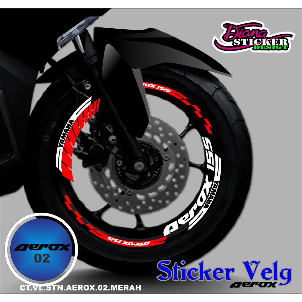 CUTTING LIST VELG AEROX-STICKER CUTTING VARIASI LIST VELG AEROX.002